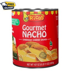 Ricos Gourmet Nacho Cheese Sauce, 107 oz Can, Shelf-Stable – Free Shipping