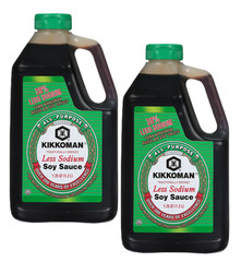 Kikkoman Less Sodium soy sauce 40 oz