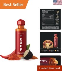 Spice Lovers’ Delight: Habanero Black Truffle Hot Sauce – 6 oz Flavor Bottled