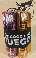 Fuego The Good Hurt Dynamite Hot Sauce 7-Pack Sampler/Taster Lot Approx 3 oz ea