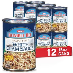 Italian Style White Clam Sauce, 15 Ounce (Pack of 12) – Authentic Italian Cla…