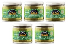 Siete Family Foods Taqueria Salsa Verde Cremosa, 5 Pack, Size 10.5 oz Jars –