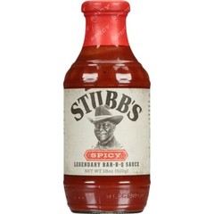 Stubb’s Spicy Gluten Free BBQ Barbecue Sauce 18oz Bottle